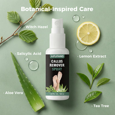 Botanical-inspired AIFUFAND foot care spray ingredients