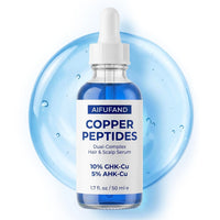 AIFUFAND GHK-Cu and AHK-Cu peptide hair serum bottle