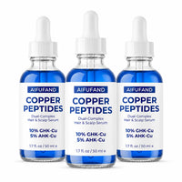 AIFUFAND GHK-Cu and AHK-Cu peptide hair serum, 3 bottles