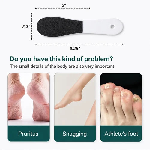 Double-Sided Foot File dimensions and use areas